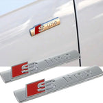 Metal S Line Sticker