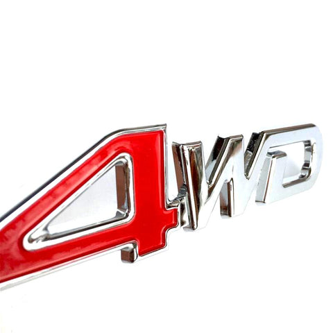 4WD Metal Sticker